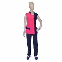 Artero Workshirt Brigitte Blue and Fuchsia XS